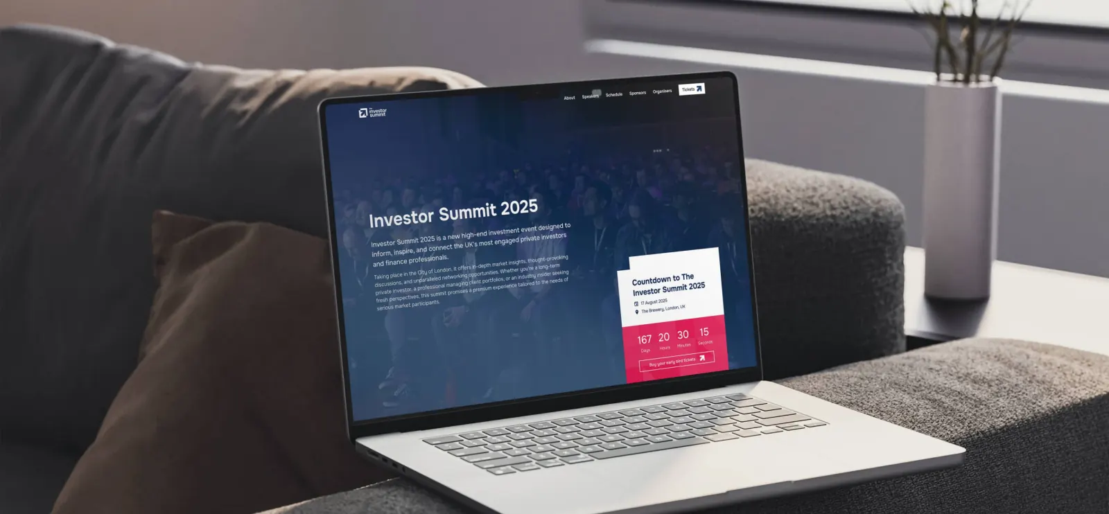 The Investor Summit website
